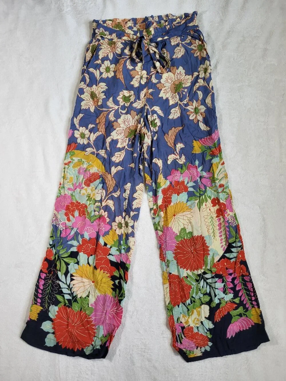 Anthropologie Leilani Paperbag Wide-Leg Pants - Small - Picture 3 of 11
